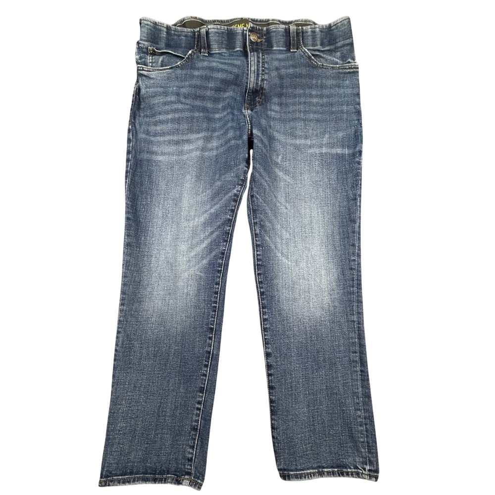 Lee Performance Extreme Motion MVP Jeans Mens 40x30 Straight‎ Tapered Leg Pants